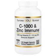 <img alt="California Gold Nutrition, C-1000 & Zinc Immune, 120 Veggie Capsules" title="California Gold Nutrition, C-1000 & Zinc Immune, 120 Veggie Capsules,033739001208"