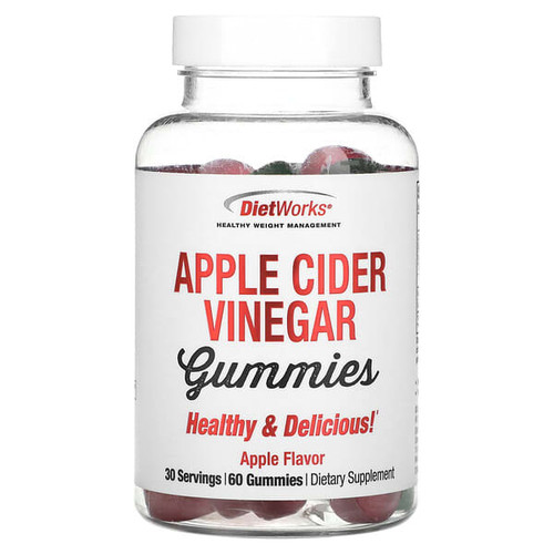 <img alt="DietWorks, Apple Cider Vinegar Gummies, Apple Flavor, 60 Gummies" title="DietWorks, Apple Cider Vinegar Gummies, Apple Flavor, 60 Gummies,035046106256"