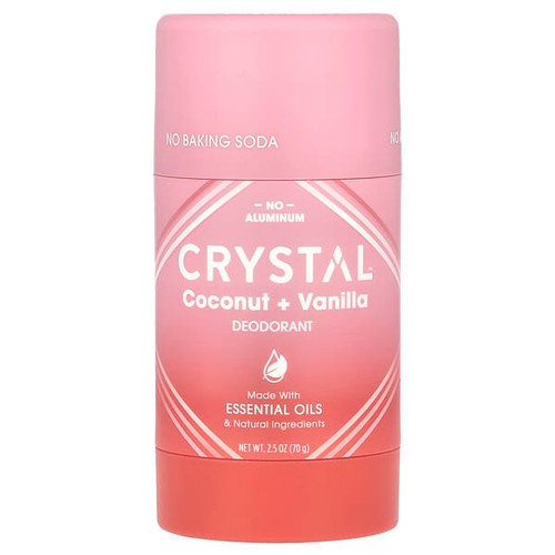 <img alt="CRYSTAL, Deodorant, Coconut + Vanilla, 2.5 oz (70 g)" title="CRYSTAL, Deodorant, Coconut + Vanilla, 2.5 oz (70 g),086449081008"