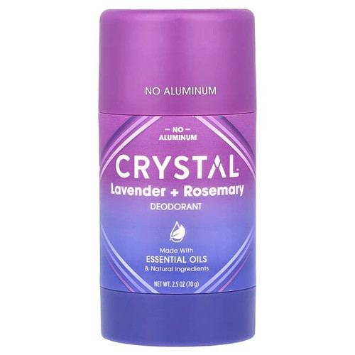 <img alt="CRYSTAL, Deodorant, Lavender + Rosemary , 2.5 oz (70 g)" title="CRYSTAL, Deodorant, Lavender + Rosemary , 2.5 oz (70 g),086449080001"