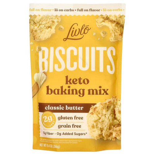 <img alt="Livlo, Biscuits, Keto Baking Mix, Classic Butter,  9.4 oz (266 g)" title="Livlo, Biscuits, Keto Baking Mix, Classic Butter,  9.4 oz (266 g),860002676944"