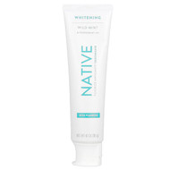 <img alt="Native, Whitening Toothpaste, With Fluoride, Wild Mint & Peppermint Oil, 4.1 oz (116 g)" title="Native, Whitening Toothpaste, With Fluoride, Wild Mint & Peppermint Oil, 4.1 oz (116 g),037000606154"