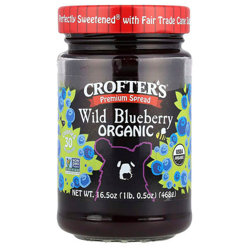 <img alt="Crofters Organic, Organic Premium Spread, Wild Blueberry, 16.5 oz (468 g)" title="Crofters Organic, Organic Premium Spread, Wild Blueberry, 16.5 oz (468 g),067275006595"