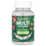 <img alt="YumVs, Kids Multi Vitamin & Multimineral with Iron, Grape & Berry, 120 Chewables" title="YumVs, Kids Multi Vitamin & Multimineral with Iron, Grape & Berry, 120 Chewables,810048610594"