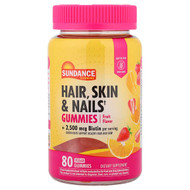 <img alt="Sundance Vitamins, Hair, Skin & Nails Gummies, Fruit, 80 Vegan Gummies" title="Sundance Vitamins, Hair, Skin & Nails Gummies, Fruit, 80 Vegan Gummies,840093104823"
