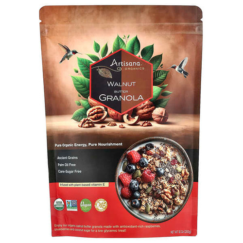 <img alt="Artisana, Organics, Walnut Butter Granola, 10 oz (283 g)" title="Artisana, Organics, Walnut Butter Granola, 10 oz (283 g),870001000640"