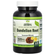 <img alt="Herbal Secrets, Dandelion Root, 520 mg, 120 Veggie Capsules" title="Herbal Secrets, Dandelion Root, 520 mg, 120 Veggie Capsules,810180022484"