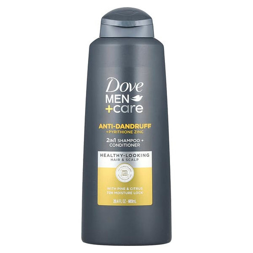 <img alt="Dove, Men + Care, Anti-Dandruff 2-In-1 Shampoo + Conditioner, Pine & Citrus, 20.4 fl oz (603 ml)" title="Dove, Men + Care, Anti-Dandruff 2-In-1 Shampoo + Conditioner, Pine & Citrus, 20.4 fl oz (603 ml),079400505866"