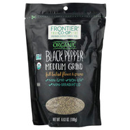<img alt="Frontier Co-op, Organic Black Pepper, Medium Grind, 6.63 oz (188 g)" title="Frontier Co-op, Organic Black Pepper, Medium Grind, 6.63 oz (188 g),089836310804"