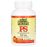 <img alt="Natural Factors, PS, Phosphatidylserine, 100 mg, 30 Softgels" title="Natural Factors, PS, Phosphatidylserine, 100 mg, 30 Softgels,068958026152"