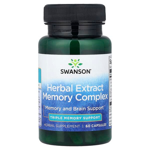 <img alt="Swanson Vitamins, Herbal Extract Memory Complex, 60 Capsules" title="Swanson Vitamins, Herbal Extract Memory Complex, 60 Capsules,087614023663"