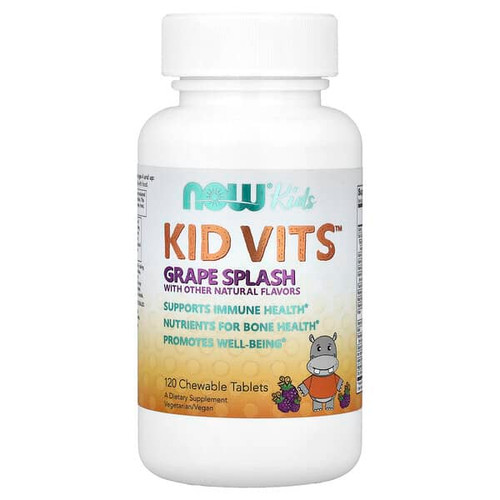 <img alt="Now Foods, Kid Vits, Grape Splash, 120 Chewable Tablets" title="Now Foods, Kid Vits, Grape Splash, 120 Chewable Tablets,733739038739"