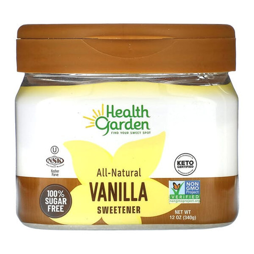 <img alt="Health Garden, All-Natural Vanilla Sweetener, 12 oz (340 g)" title="Health Garden, All-Natural Vanilla Sweetener, 12 oz (340 g),857722006304"