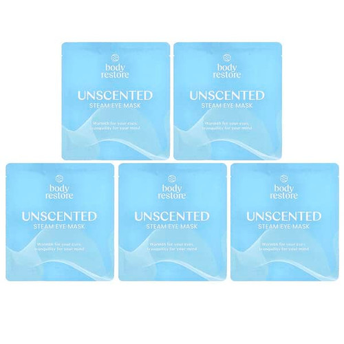 <img alt="Body Restore, Steam Eye Mask, Fragrance Free, 5 Pack" title="Body Restore, Steam Eye Mask, Fragrance Free, 5 Pack,850059313299"