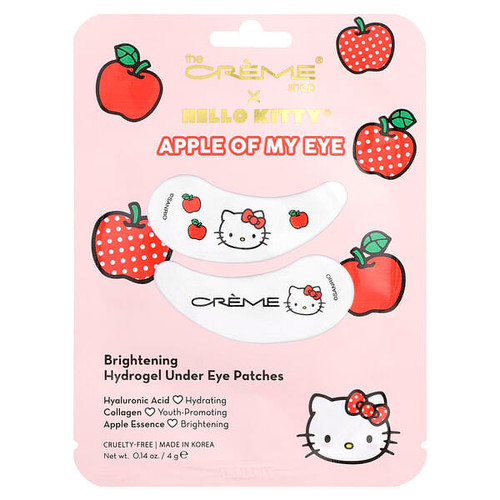 <img alt="3 PACK of The Creme Shop, Hello Kitty, Apple Of My Eye, Brightening Hydrogel Under Eye Patches, 0.14 oz (4 g)" title="3 PACK of The Creme Shop, Hello Kitty, Apple Of My Eye, Brightening Hydrogel Under Eye Patches, 0.14 oz (4 g),849980047700"