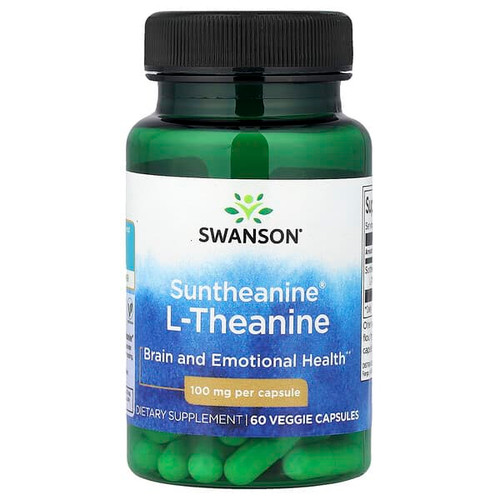 <img alt="Swanson Vitamins, Suntheanine L-Theanine, 100 mg, 60 Veggie Capsules" title="Swanson Vitamins, Suntheanine L-Theanine, 100 mg, 60 Veggie Capsules,087614021102"