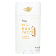 <img alt="Dove, Vitamin Care+ Deodorant, Peaches & Shea Butter, 2.6 oz (74 g)" title="Dove, Vitamin Care+ Deodorant, Peaches & Shea Butter, 2.6 oz (74 g),079400509055"