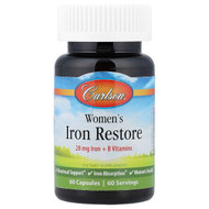 <img alt="Carlson, Womens Iron Restore, 60 Capsules" title="Carlson, Womens Iron Restore, 60 Capsules,088395435102"