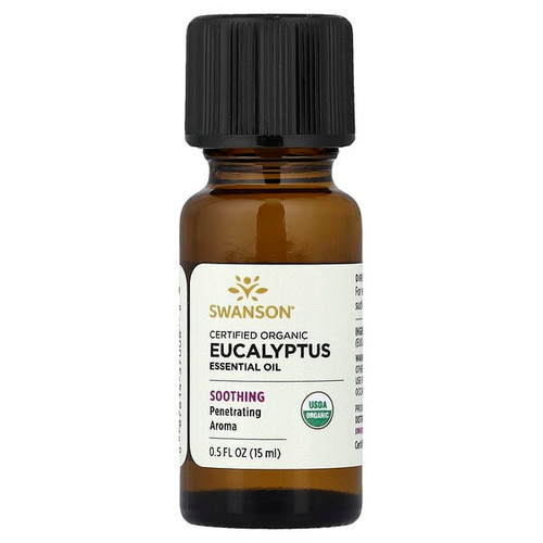 <img alt="Swanson Vitamins, Certified Organic Eucalyptus Essential Oil, 0.5 fl oz (15 ml)" title="Swanson Vitamins, Certified Organic Eucalyptus Essential Oil, 0.5 fl oz (15 ml),087614370088"