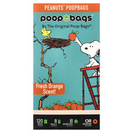 <img alt="Original Poop Bags, Peanuts, Orange, 8 Rolls, 15 Bags Each" title="Original Poop Bags, Peanuts, Orange, 8 Rolls, 15 Bags Each,850028075135"