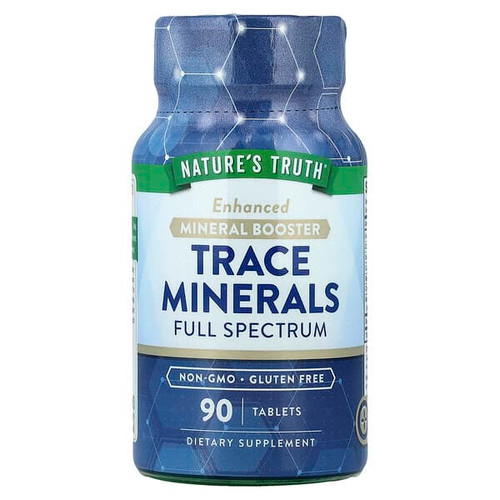 <img alt="Natures Truth, Trace Minerals, Full Spectrum, 90 Tablets" title="Natures Truth, Trace Minerals, Full Spectrum, 90 Tablets,840093124395"
