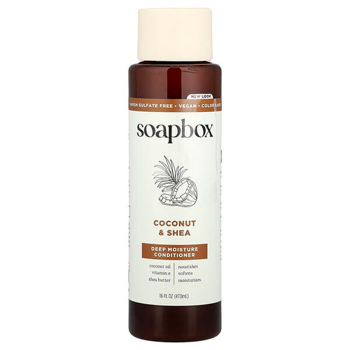 <img alt="Soapbox, Deep Moisture Conditioner, Coconut & Shea, 16 fl oz (473 ml)" title="Soapbox, Deep Moisture Conditioner, Coconut & Shea, 16 fl oz (473 ml),854365006623"