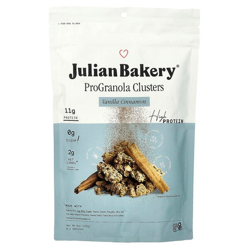 <img alt="Julian Bakery, ProGranola Clusters, Vanilla Cinnamon, 9 oz (255 g)" title="Julian Bakery, ProGranola Clusters, Vanilla Cinnamon, 9 oz (255 g),813926006885"
