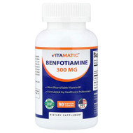 <img alt="Vitamatic, Benfotiamine, 300 mg, 90 Vegetable Capsules" title="Vitamatic, Benfotiamine, 300 mg, 90 Vegetable Capsules,810078471080"