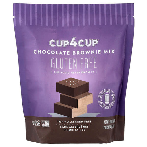 <img alt="Cup4Cup, Chocolate Brownie Mix, Gluten Free, 0.89 lb (404 g)" title="Cup4Cup, Chocolate Brownie Mix, Gluten Free, 0.89 lb (404 g),859216003066"