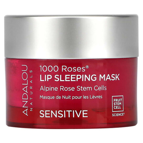 <img alt="Andalou Naturals, 1000 Roses, Lip Sleeping Beauty Mask, Sensitive, 0.42 oz (11.9 g)" title="Andalou Naturals, 1000 Roses, Lip Sleeping Beauty Mask, Sensitive, 0.42 oz (11.9 g),850018119269"