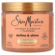 <img alt="SheaMoisture, Styling Gel, Define & Shine, Coconut & Hibiscus + Flaxseed, 15 oz (425 g)" title="SheaMoisture, Styling Gel, Define & Shine, Coconut & Hibiscus + Flaxseed, 15 oz (425 g),764302020660"