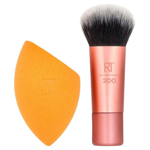 <img alt="Real Techniques, Mini Travel Duo, Face, 2 Piece Set" title="Real Techniques, Mini Travel Duo, Face, 2 Piece Set,079625452495"