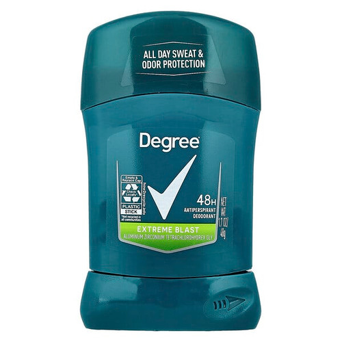<img alt="3 PACK of Degree, 48 Hour Antiperspirant Deodorant, Extreme Blast, 1.7 oz (48 g)" title="3 PACK of Degree, 48 Hour Antiperspirant Deodorant, Extreme Blast, 1.7 oz (48 g),079400265104"