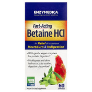 <img alt="Enzymedica, Fast-Acting Betaine HCl, 60 Capsules" title="Enzymedica, Fast-Acting Betaine HCl, 60 Capsules,670480100783"