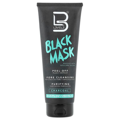 <img alt="Level 3, Black Mask, Charcoal, 8.45 fl oz (250 ml)" title="Level 3, Black Mask, Charcoal, 8.45 fl oz (250 ml),850018251082"