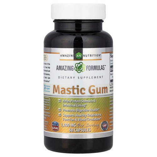 <img alt="Amazing Nutrition, Mastic Gum, 60 Capsules (500 mg per Capsule)" title="Amazing Nutrition, Mastic Gum, 60 Capsules (500 mg per Capsule),810180021333"