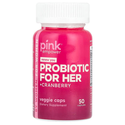 <img alt="Pink, Probiotic for Her +Cranberry, 50 Capsules" title="Pink, Probiotic for Her +Cranberry, 50 Capsules,840093114112"