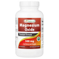 <img alt="Best Naturals, Magnesium Oxide, 500 mg , 180 Tablets" title="Best Naturals, Magnesium Oxide, 500 mg , 180 Tablets,817716013480"