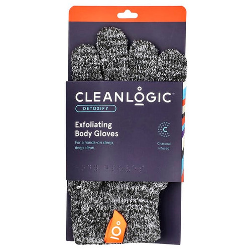 <img alt="Cleanlogic, Detoxify, Exfoliating Body Gloves, 1 Pair" title="Cleanlogic, Detoxify, Exfoliating Body Gloves, 1 Pair,813606022181"
