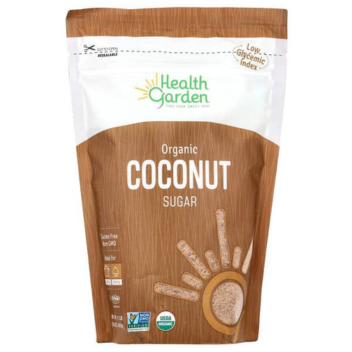<img alt="Health Garden, Organic Coconut Sugar, 16 oz (453 g)" title="Health Garden, Organic Coconut Sugar, 16 oz (453 g),857722006175"