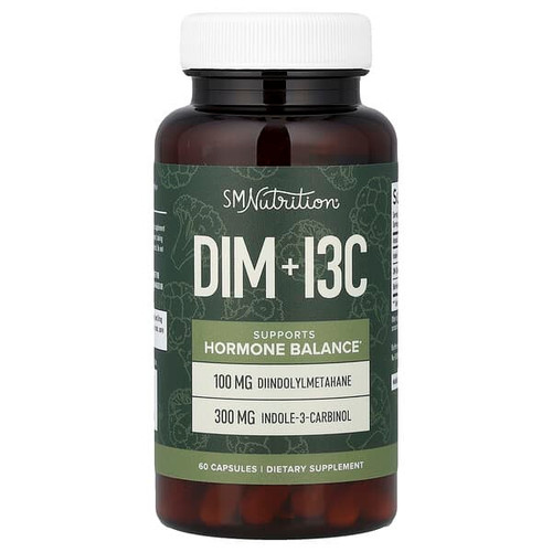 <img alt="SMNutrition, DIM + I3C, 60 Capsules" title="SMNutrition, DIM + I3C, 60 Capsules,850045552398"