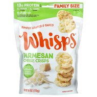 <img alt="Whisps, Cheese Crisps, Parmesan, 6 oz ( 170 g)" title="Whisps, Cheese Crisps, Parmesan, 6 oz ( 170 g),810030721604"