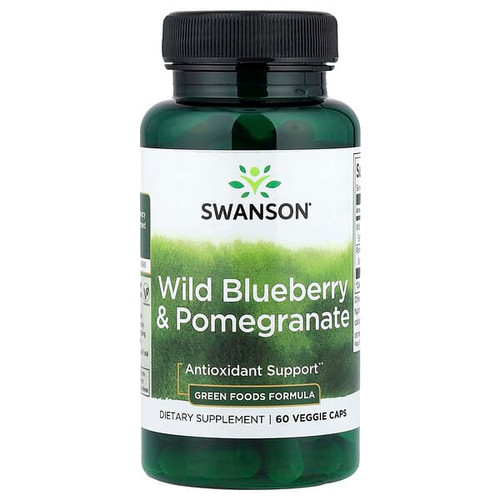 <img alt="Swanson Vitamins, Wild Blueberry & Pomegranate, 60 Veggie Caps" title="Swanson Vitamins, Wild Blueberry & Pomegranate, 60 Veggie Caps,087614060804"