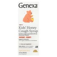 <img alt="Genexa, Kids Honey Cough Syrup, Ages 1+, Organic Honey, 4 fl oz (118 ml)" title="Genexa, Kids Honey Cough Syrup, Ages 1+, Organic Honey, 4 fl oz (118 ml),857630006953"