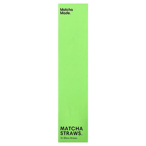 <img alt="Morning Made, Matcha Glass Straws, 3 Straws" title="Morning Made, Matcha Glass Straws, 3 Straws,860011971108"