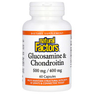 <img alt="Natural Factors, Glucosamine & Chondroitin, 60 Capsules" title="Natural Factors, Glucosamine & Chondroitin, 60 Capsules,068958026862"