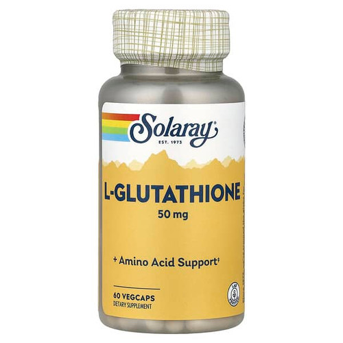 <img alt="Solaray, L-Glutathione, 50 mg, 60 VegCaps" title="Solaray, L-Glutathione, 50 mg, 60 VegCaps,076280049312"