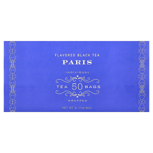 <img alt="Harney & Sons, Flavored Black Tea, Paris, 50 Tea Bags, 3.17 oz (90 g)" title="Harney & Sons, Flavored Black Tea, Paris, 50 Tea Bags, 3.17 oz (90 g),636046101298"