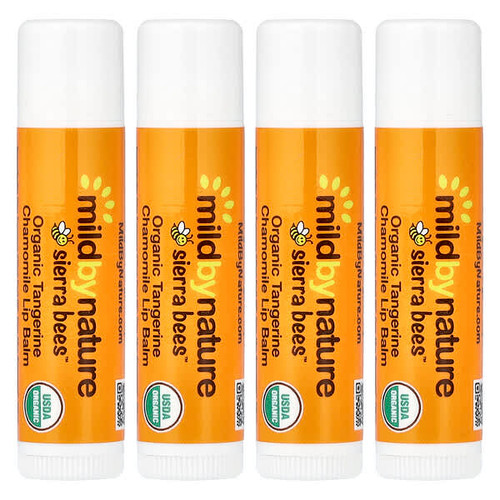 <img alt="3 PACK of Mild By Nature, Organic Lip Balms, Tangerine Chamomile, 4 Pack, 0.15 oz (4.25 g) Each" title="3 PACK of Mild By Nature, Organic Lip Balms, Tangerine Chamomile, 4 Pack, 0.15 oz (4.25 g) Each,898220025633"