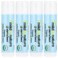 <img alt="3 PACK of Mild By Nature, Sierra Bees, Organic Lip Balms, Unflavored, 4 Pack, 0.15 oz (4.25 g) Each" title="3 PACK of Mild By Nature, Sierra Bees, Organic Lip Balms, Unflavored, 4 Pack, 0.15 oz (4.25 g) Each,898220025732"